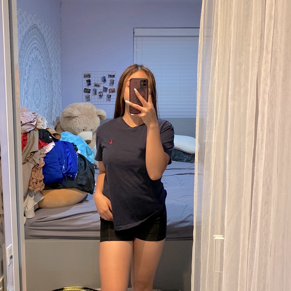 Navy Blue Polo Tee